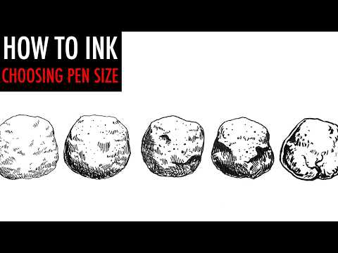 How I choose a Pen - Inktober 2025