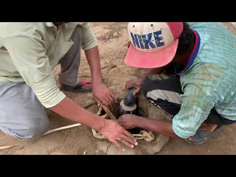 الجزء الثاني تنزيل الغطاس في البئر الارتوازية