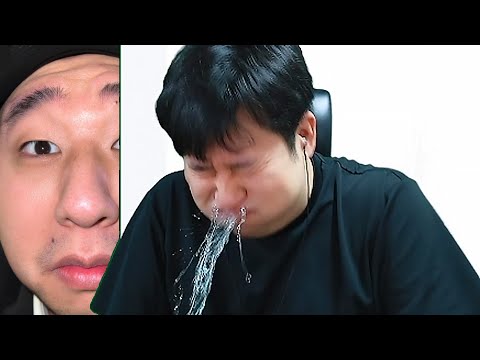 내 얼굴 보고 웃참하기