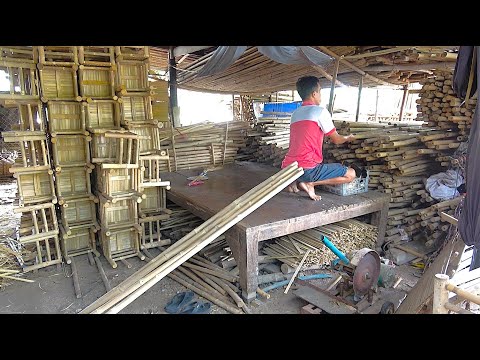 가히 놀라운 과정. 베트남 대나무 침대 공장