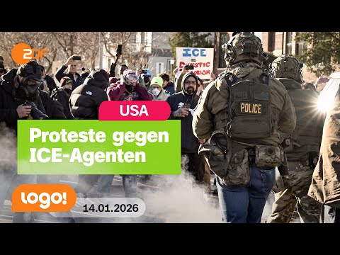 Festnahmen und Proteste in Amerika: Wer ist die ICE-Behörde? | logo!-Nachrichten vom 14.01.26