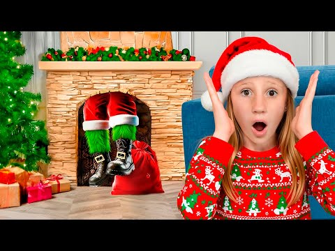 Nastya and Friends in a Christmas tale inspired by the Grinch