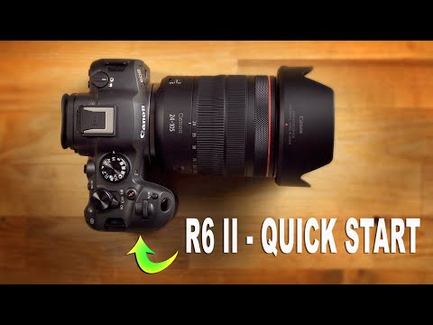 Canon R6 II - Quick Start Guide & How-To Use Camera
