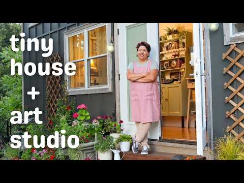 How I Designed My Art Studio in a Tiny House