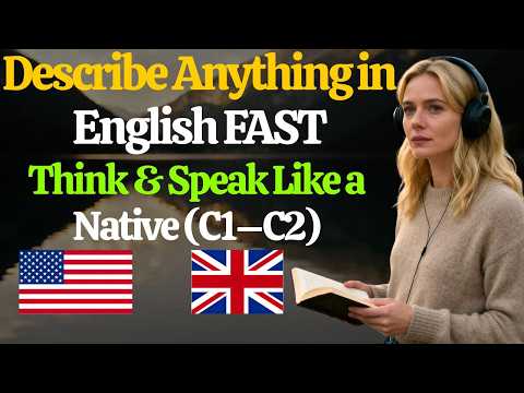 You Can Describe Anything in English Instantly | C1_C2 Native Fluency Speaking Practice