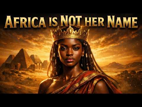 They Lied to You… Africa Is Not the Real Name of This Land