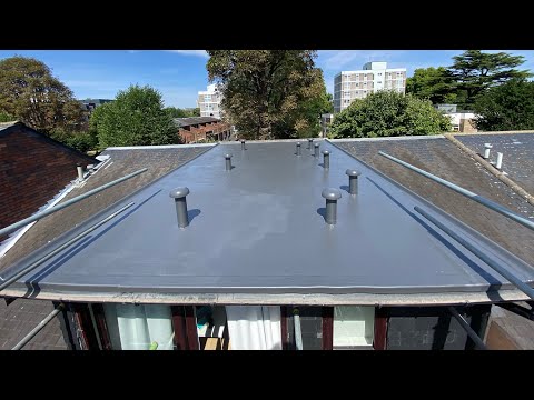 How to restore a fibreglass roof (Topcoat and. Minor repairs)
