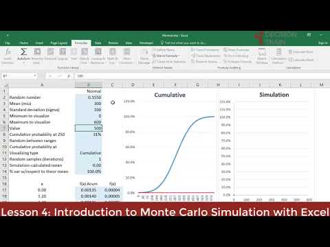 Quantitative Project Risk Analysis in Excel Lesson 04