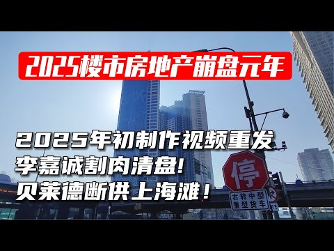 2025楼市房地产崩盘元年！李嘉诚割肉清盘，贝莱德断供上海滩！