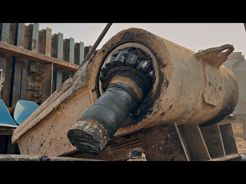 Unbelievable Engineering | Stone Crusher Shaft Completely Broken & Repaired Like New