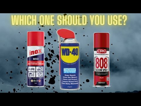 When to use WD-40, a Silicone Spray or a Specialist Spray…