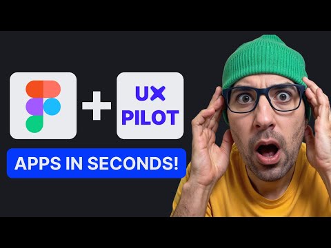 UXPilot + Figma : Design Apps in Seconds Using Your Design System! (Full Demo)