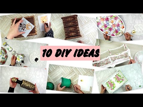10 DIY / HOW TO Decorate on a Budget / Transform and Recycle