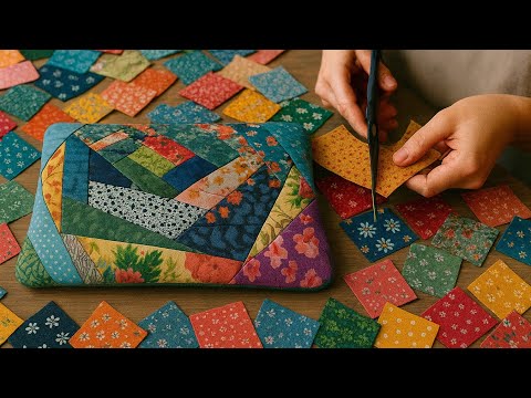 Amazing sewing project with discarded fabrics/sewing idea, DIY sewing#craft 