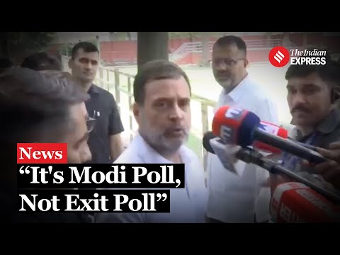 Rahul Gandhi's first reaction to Exit Poll Prediction: "We are winning 295 seats” I Exit poll 2024