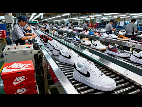 Inside Nike's Shoe Factory: The Journey from Sketch to Sneaker! 👟✏️