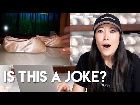pointe shoe fitter reacts to AMAZON REVIEWS