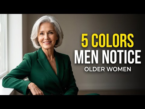 5 Colors That Make Men Notice Older Women INSTANTLY...|Psychology Amazing Facts!