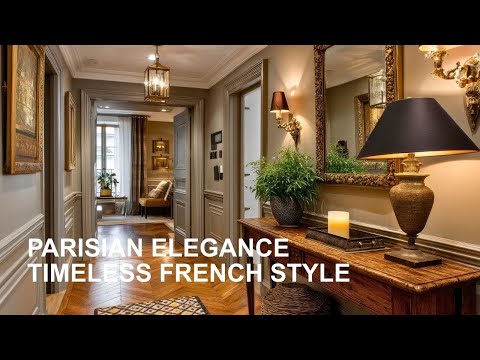 Parisian Elegance in a Small Home | Elegant Small Space Living