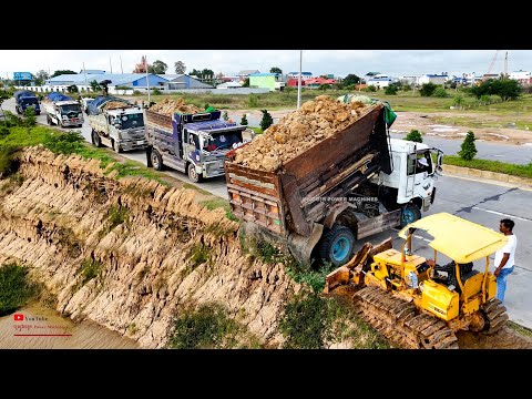 Exquisite A Starting Project! Small Size Slope Low Soils Was Deleting With Row​ Dump5t& Dozer Erase!