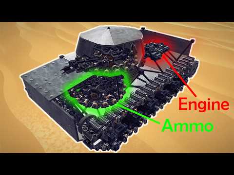 I built a REALISTIC TANK in besiege!