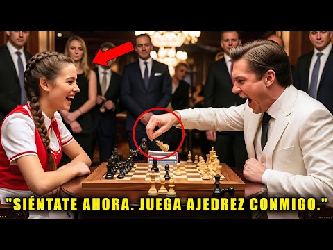 Un milliardaire invite une serveuse aux échecs, sans savoir qu’elle est un génie !