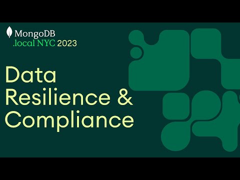 Data Resilience and Compliance Strategies with MongoDB Atlas