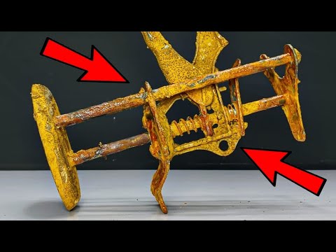 Rusty Vintage Tile Lifter Hand Jack Restoration - You Won’t Believe The Before & After
