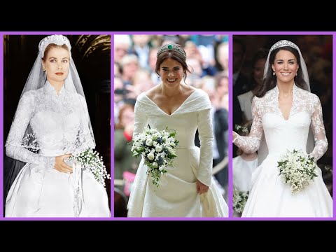 Top 7 Most Beautiful Wedding Dresses Worn by Royals!