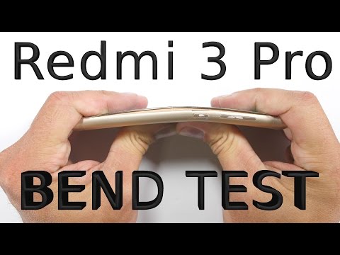 Xiaomi Redmi 3 Pro - Bend test, Scratch test, Burn test - Durability video