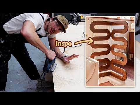 I DIY’d a room divider and hung it from the ceiling!