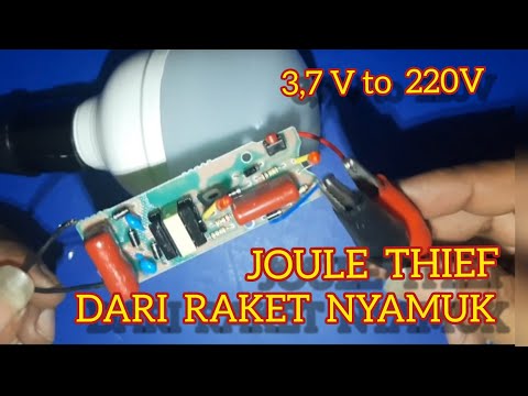 Joule Thief Raket Nyamuk | Ide Kreatif Barang Bekas