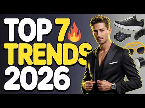 Top 7 Men’s Fashion Trends for 2026 🔥 | Modern Style Guide for the Confident Man