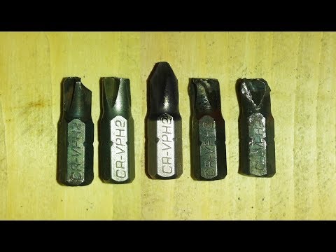 Можно-ли закалить биты для шуруповёрта в домашних условиях? Эксперимент