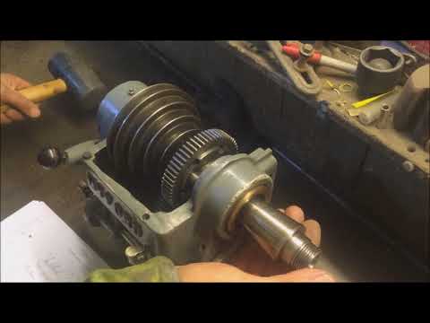 Myford Super 7 Spindle, Pulley, and Gear removal