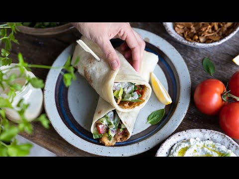 Mouthwatering Turkish-Style Shredded Tofu Wraps (Vegan)