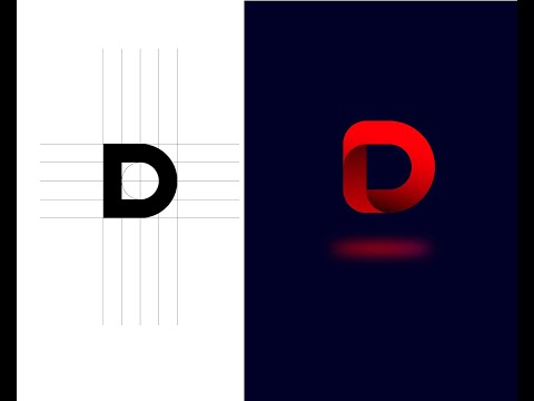 How To Create 3D Alphabet Logo | Adobe illustrator Tutorial | D Logo