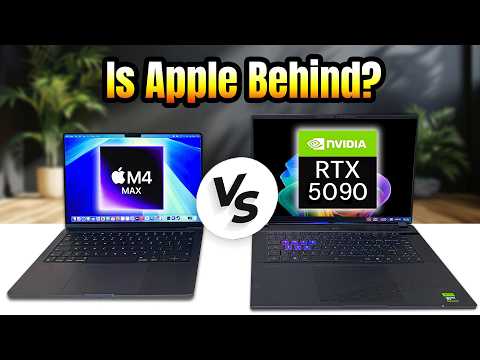 RTX 5090 Vs M4 Max MacBook Pro - Can a Nvidia Laptop BEAT Apple?