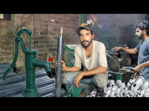 Incredible Process of Making Water Well Cylinders || A Step of Manufacturing Hand Water Pump