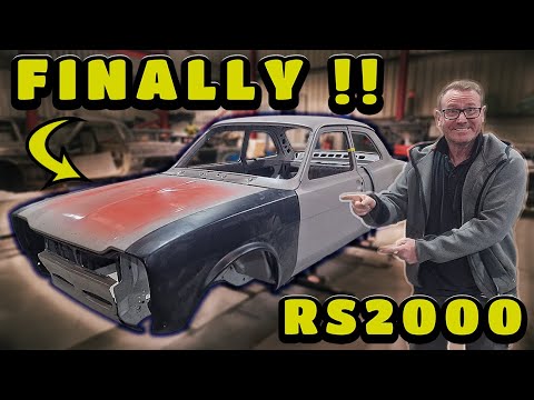 The MK1 Escort RS2000 Finally gets it front end replaced .. Sort Of..