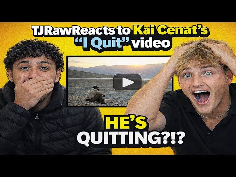 HE’S QUITTING?!? | TJRawReacts to Kai Cenat’s “I Quit” video