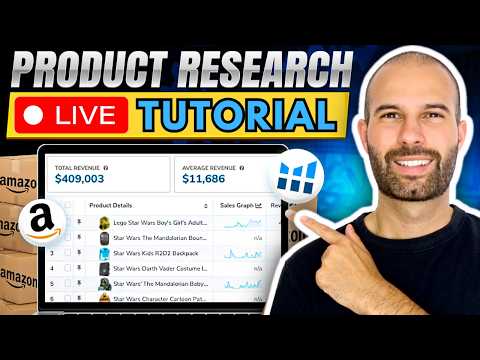 Full Amazon FBA Product Research MASTERCLASS - LIVE