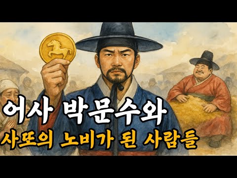 어사 박문수와 사또의 노비가 된 사람들 야담l민담l전설l옛날이야기