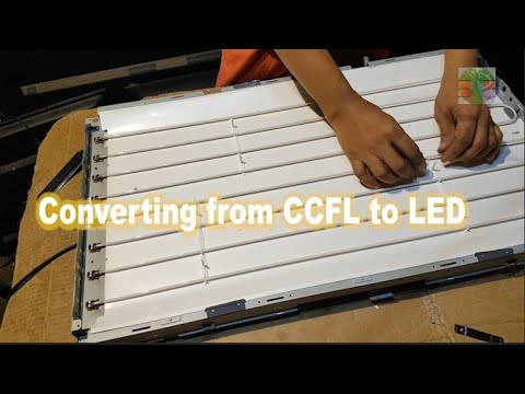Sony LCD backlight failure. Convert to LED backlight.