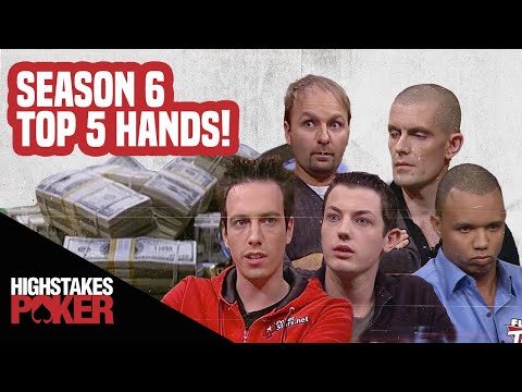 High Stakes Poker Best Poker Hands | Season 6