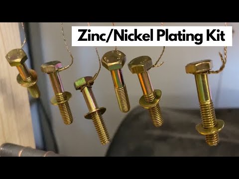Zinc/Nickel Plating Kit by Classic Plating UK - First Impressions/Results!