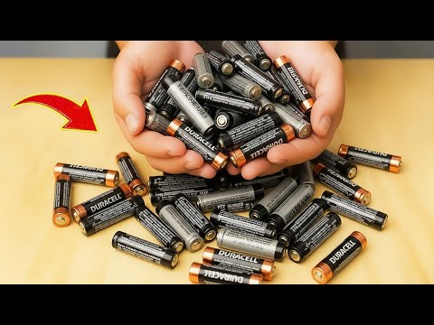 Don't throw away Old Batteries😱!! Millions of people don't know this secret