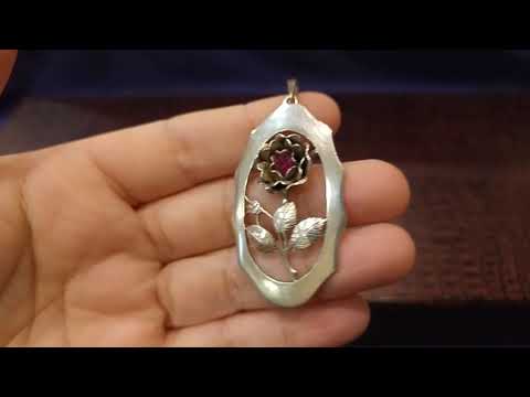 Находки с блошиного рынка в Германии. Винтажная бижутерия. Серебро. Чехословакия.