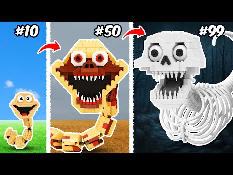 Build LEGO Hungry Worm Evolves Into a Massive Monster | ROBO Bricks