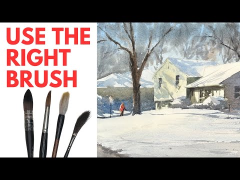 Are You Using the Right Watercolor Brush?